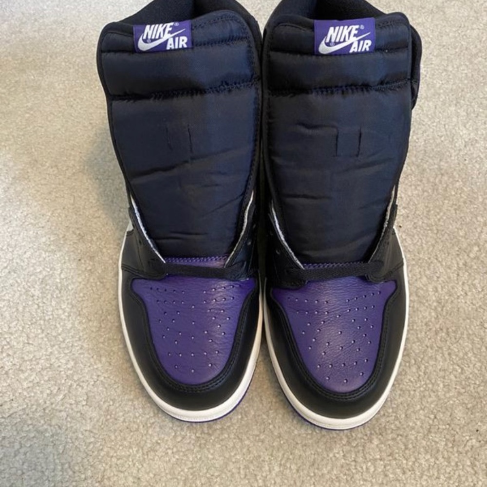 Jordan 1 court purple size 10 - Picture 4 of 4